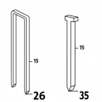  R4/23 AGRAFES 23MM 1100P 