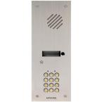  Platine inox 4 bp enc. clavier 