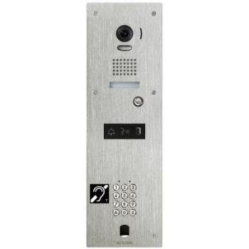  Platine vido inox enc. 1bp, c 