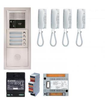  Pack audio 4 bp encastr, modu 