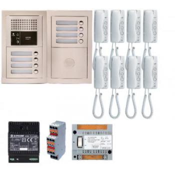  Pack audio 8 bp encastr, modu 
