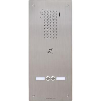  Plat. audio enc. inox 2 bp ip/ 