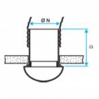  FUT BOUCHE AUTO D125 MM 