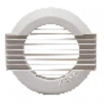  GRILLE BIO RECTANG. D80 BLC 