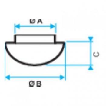  GRILLE BIO CARRE D80 BLC 