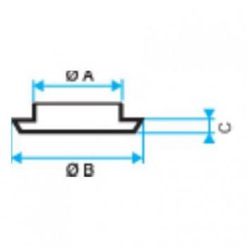  GRILLE BIP D80 BLC 