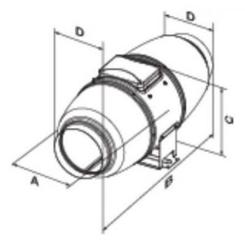  EXTRACTEUR IN LINE XSILENT 100 