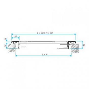  GRILLE ACIER SC102D F3 400X100 