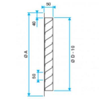  GRILLE EXTER AR637 D450 