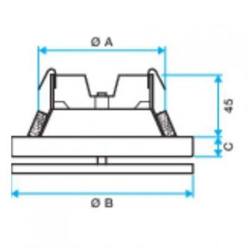  BOUCHE SR135 ACOU D160 RAL9003 