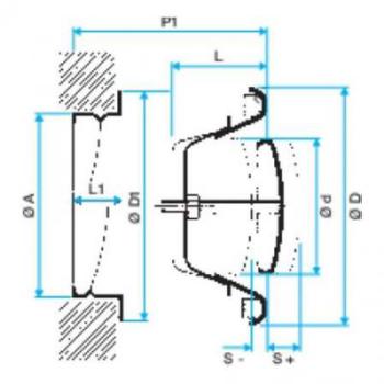  BOUCHE SR135 ACOU D160 RAL9003 