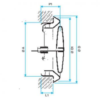  BOUCHE SR135 ACOU D160 RAL9003 