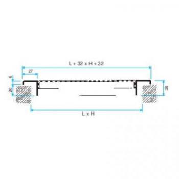  CONTRE-CADRE GRILLE F4 300X300 