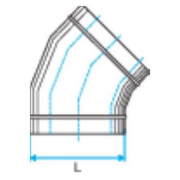  COUDE HORIZONTAL 45- 545X165 