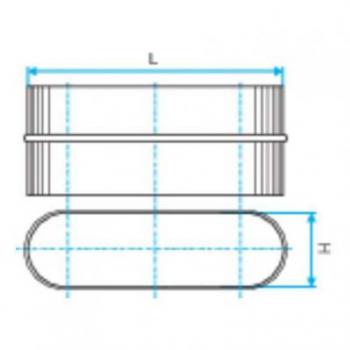  RACCORD MALE OBLONG - 325X130 