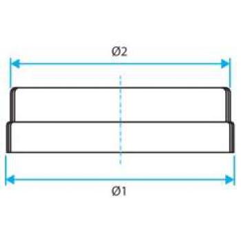  BOUCHON MALE FEM. GALVA - D100 
