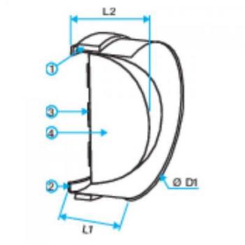  CLAPET ANTI-RETOUR D200 +JOINT 