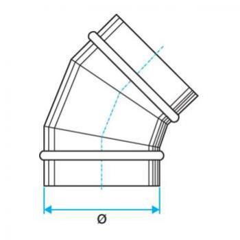  COUDE 45 ALU - D200 