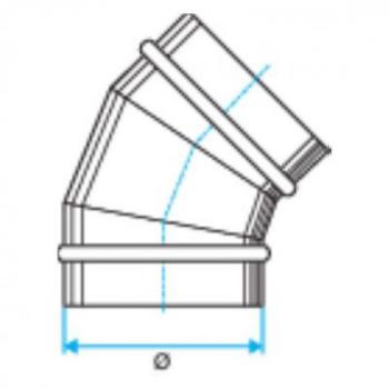  COUDE 45 ALU - D200 