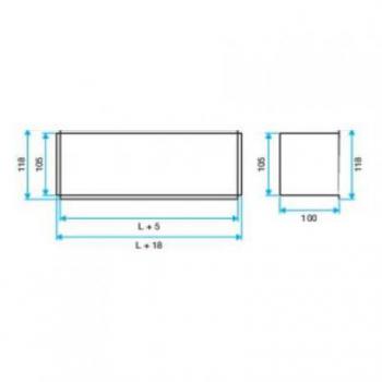  GRILLE TRANSFERT L200XH610 