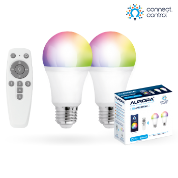  Kit BT 2 x E27 STD 8W RGBCX +T 