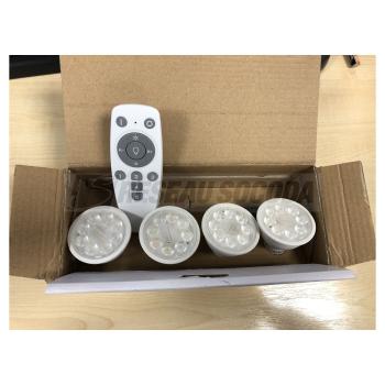  Kit BT 4 x GU10 5W RGBCX +T 
