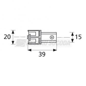  CONNEXION R126 NOIR 12V 