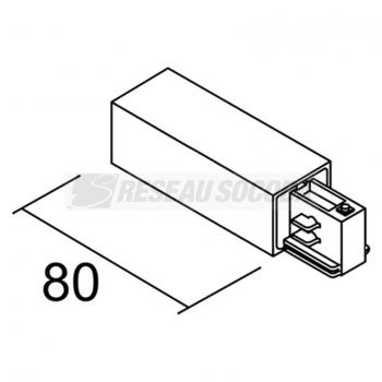 ALIMENTATION DROITE - BLANC 