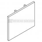  EMBOUT FERMETURE - BLANC 