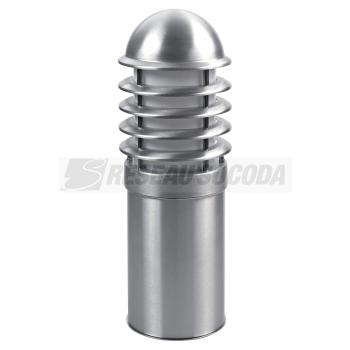  BORNE CALEO 2 45 INOX/INOX E27 