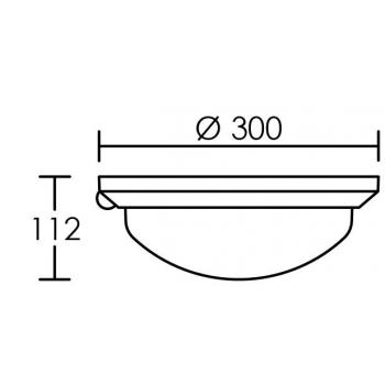  APPL. ARMILLA BLANC E27 SENSOR 