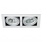 QUADRA 110/2 BLANC GU5,3 2X50W 