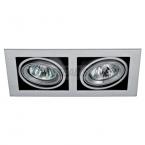  QUADRA 110/2 GRIS GU5,3 2X50W 