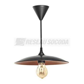  SUSP.ROMA E27 NOIR/CUIVRE S/LP 