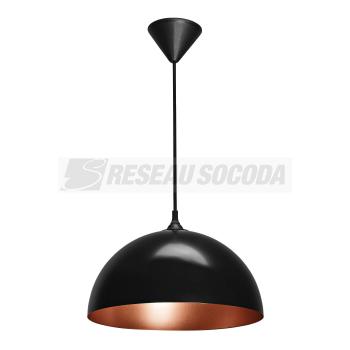  SUSP.COMO E27 NOIR/CUIVRE S/LP 