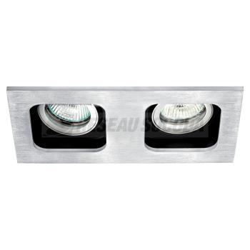  SQUARE 2 ALU BROSSE GU5,3 2X50 