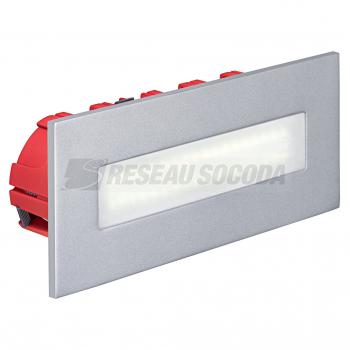  BALIZ 3-L GRIS LED 2,76W/2400K 