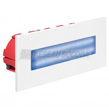  BALIZ 3-L BLC LED 2,76W/BLEU 