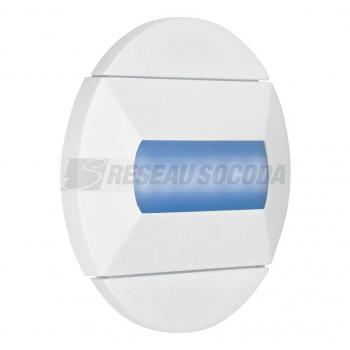  BALIZ BLANC LED 0,4W/BLEU 