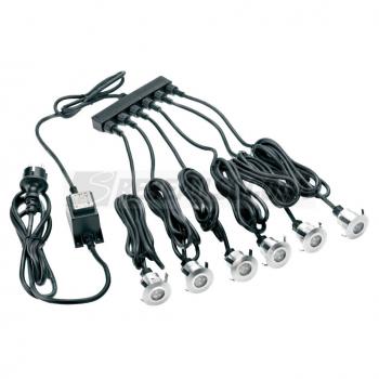  KIT 6 SPOTS LED DEAUVILLE BLC 