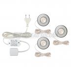  KIT SPARK LED 350MA 3X1W 3000K 