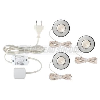  KIT SPARK LED 350MA 3X1W 3000K 
