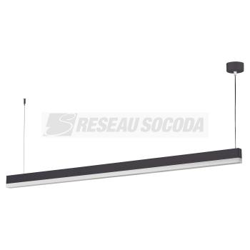  SUSP. LINEAR LED 4000K NOIR 