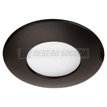  AQUAFLAT 6W/4000K IP65 NOIR 