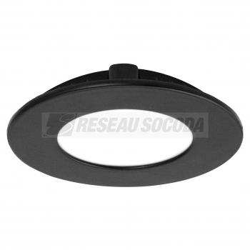  FLAT LED 5W/3-4000K CCT NOIR 