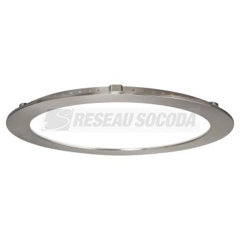  FLAT LED 20W/3-4000K CCT NICKL 