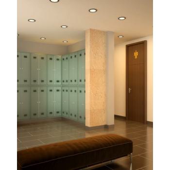  FLAT LED 20W/3-4000K CCT NOIR 