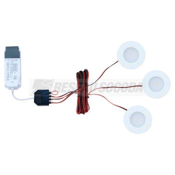  KIT MEUBLED IP65 3X3,5W 4000K 