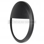  COLLERETTE RHEA 1/2 LUNE NOIR 