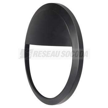  COLLERETTE RHEA 1/2 LUNE NOIR 